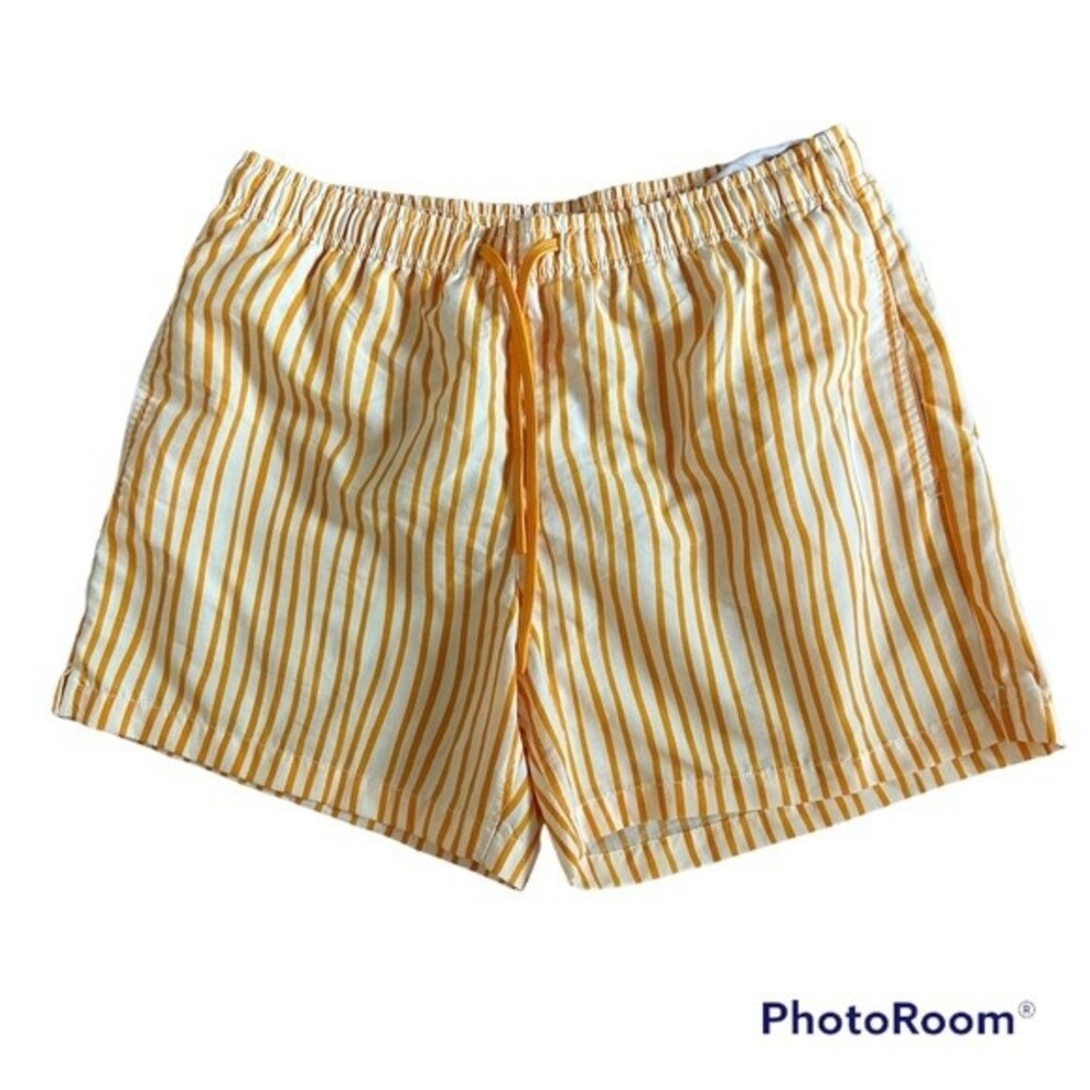 Zara Striped Athletic Shorts Size Large NWT